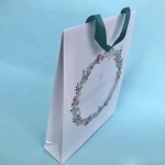 Luxury ribbon shopping bag