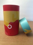 Custom paper tube packaging for T-shirt cloth